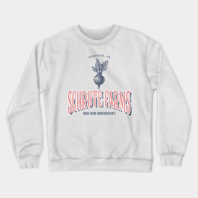 Schrute Farms Beets Crewneck Sweatshirt by Live Together